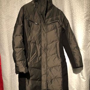 Calvin Klein knee length down jacket